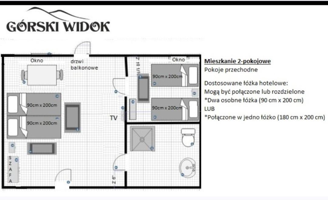 Gorski Widok Karpacz Apartamenty I Pokoje- Salon Kominkowy المظهر الخارجي الصورة