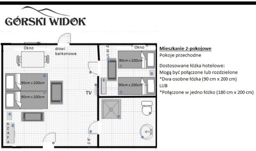 Gorski Widok Karpacz Apartamenty I Pokoje- Salon Kominkowy الغرفة الصورة